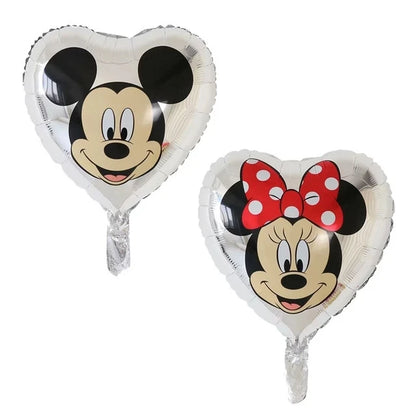 Globos gigantes de Mickey y Minnie Mouse, dibujos animados de Disney, globos de aluminio, baby shower, decoraciones para fiestas de cumpleaños, juguetes clásicos para niños, regalo de globo aerostático 