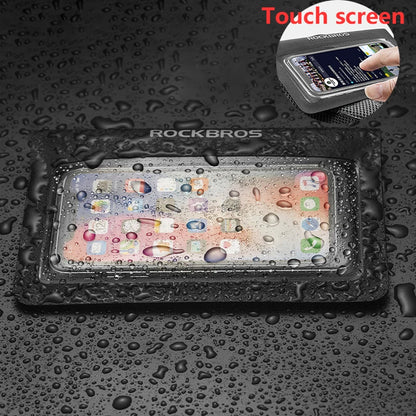 ROCKBROS Waterproof Bike Sweatband Cycling Riding Trainer Indoor Sweat Absorbing Cover Net Sports Frame MTB Bike Accessories