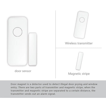PGST Window Door Sensor for 433MHz Alarm System PG103 Wireless Home Alarm App Notification Alerts