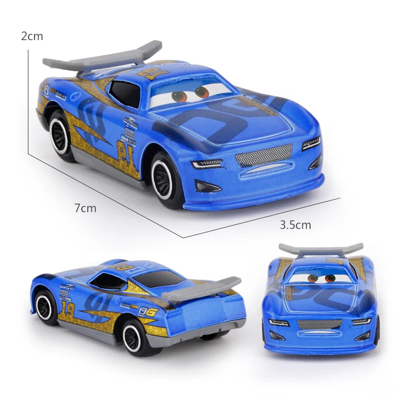7PCS/Set Disney Pixar Cars 3 Lightning McQueen Jackson Storm Mack Truck 1:55 Diecast Metal Car Model Toy Boy Christmas Gift