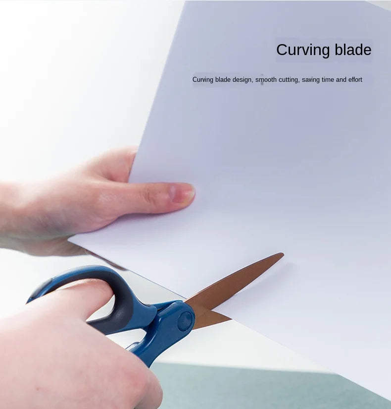 Home Scissors Titanium-plated Wear-resistant Large Alloy Scissors Office Art DIY Stationary