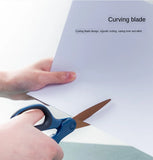 Home Scissors Titanium-plated Wear-resistant Large Alloy Scissors Office Art DIY Stationary