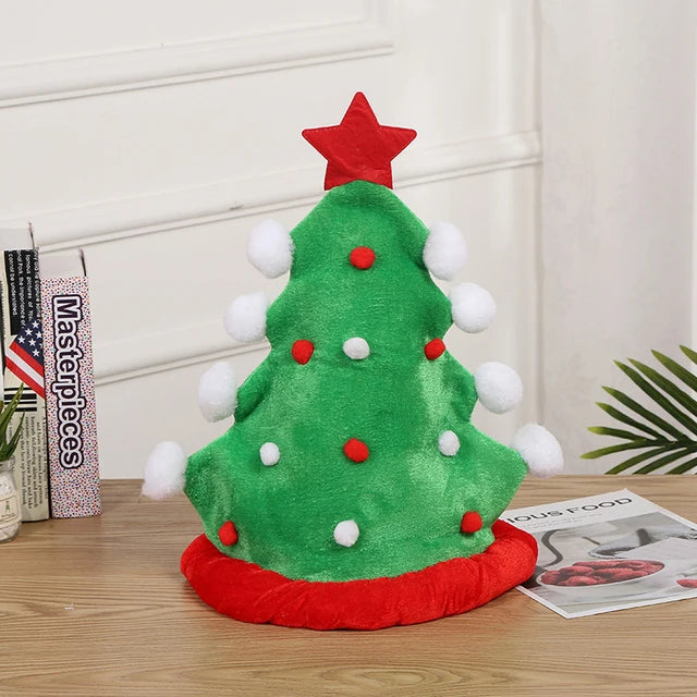 Cute Cartoon Stripes Hat for Christmas, Plush Elf Santa, Creative Türkiye Hats, Xmas Party Ornament, Decoration Props, New Year 