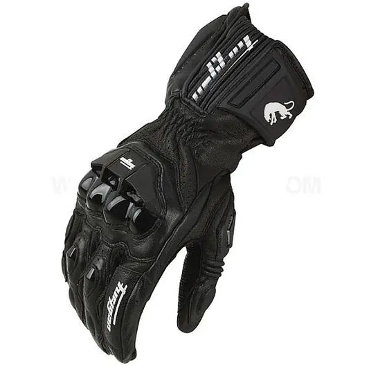Genuine Leather Motorcycle Gloves Men's Windproof Outdoor Riding Motocross Gloves Touchscreen Motociclismo Protective Equipment