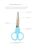 Students Scissors Art Scissors Safety Manual DIY Tools Cartoon Puzzle Cutting Paper-Cut Scissors School Kids Supplies