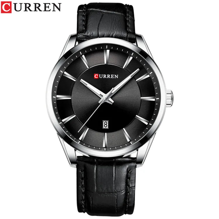 CURREN New Quartz Watches for Men Leather Strap Male Wristwatches Top Luxury Brand Business Men's Clock Reloj Hombres