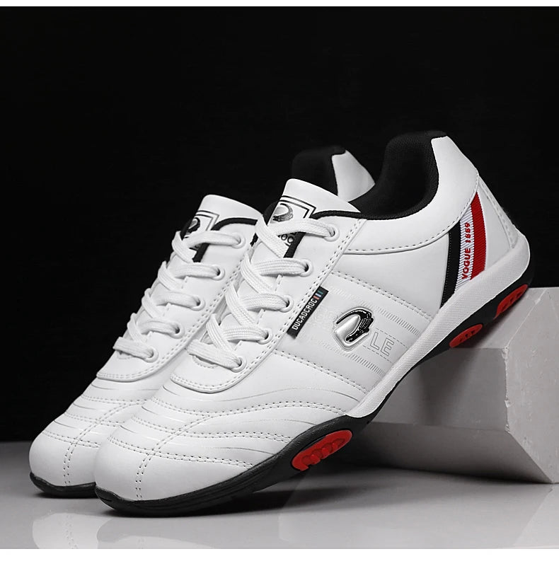 Men's Sports Shoes Leather Waterproof Running Sneakers Luxury Walking Gym Shoes Man Non-slip Training Sneakers Flat Shoes Tennis