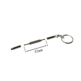 Destornillador de gafas 3 en 1, Kit de reparación de relojes con llavero, herramientas manuales portátiles, destornillador de precisión