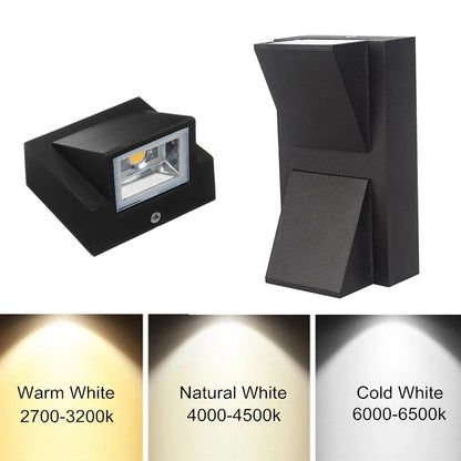 Single Head LED Wall Lamp Waterproof IP65 Garden Corridor Lamp Outdoor Indoor Sconce Light AC85-265V