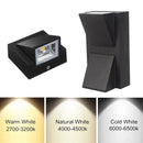 Single Head LED Wall Lamp Waterproof IP65 Garden Corridor Lamp Outdoor Indoor Sconce Light AC85-265V