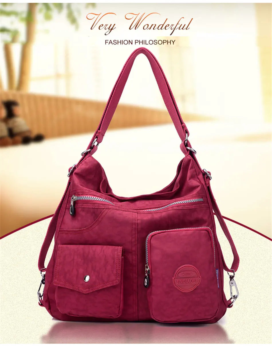 Luxury Handbags Women Bags Designer Waterproof Nylon Cloth Crossbody Bags for Women 2024 Large Capacity Lady Shoulder Bag Tote