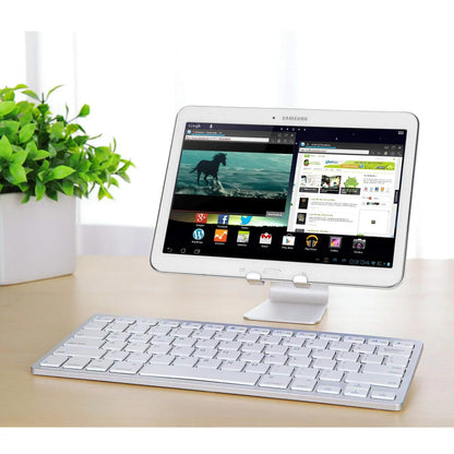 Russian Spanish French German Hebrew Brazil-Portuguese Ultra Slim Universal Wireless Bluetooth Keyboard for iOS Android Win