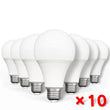 10 bombillas LED E27 CA 220 V 240 V, potencia real: 20 W, 18 W, 15 W, 12 W, 9 W, 5 W y 3 W, para salón y hogar.