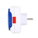 Temporizador de 24 horas para UE/EE. UU., enchufe con temporizador, conexión a tierra mecánica, programable, con cuenta regresiva inteligente, interruptor de bucle, apagado automático