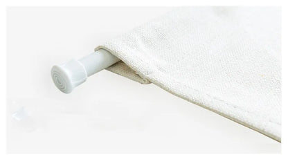 Barras de cortina de plástico extensibles para puerta, multifunción, fáciles de usar, ajustables, de 60 a 110 cm.