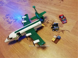 Avión de carga urbano, almacenamiento de aviones, aeropuerto, Airbus, avión, avión, bloques de construcción creativos técnicos, juguetes educativos para niños