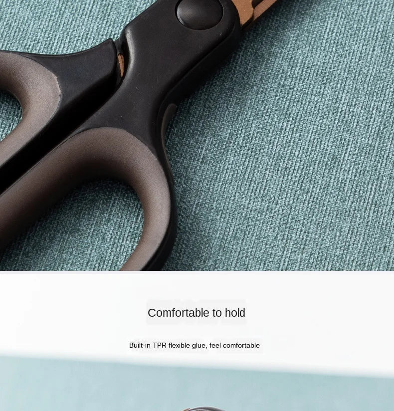 Home Scissors Titanium-plated Wear-resistant Large Alloy Scissors Office Art DIY Stationary