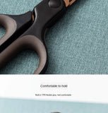Home Scissors Titanium-plated Wear-resistant Large Alloy Scissors Office Art DIY Stationary