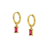 CANNER 925 Sterling Silver French Punk Hip-Hop Geometric Small Hoop Earrings for Women Gold Silver Party Jewelry Accessories
