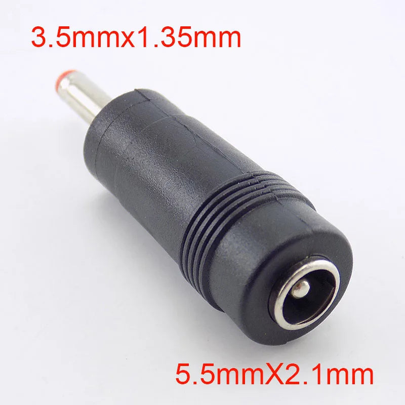 1/5/10pcs DC Female to Male DC Power Adapter 5.5x2.1 mm to 3.5x1.35 mm Connector plug Laptop Computer Cables H10