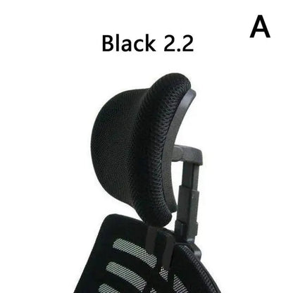 Reposacabezas ajustable para silla de oficina, giratorio, elevable, con almohada de protección para el cuello y esponja suave. 