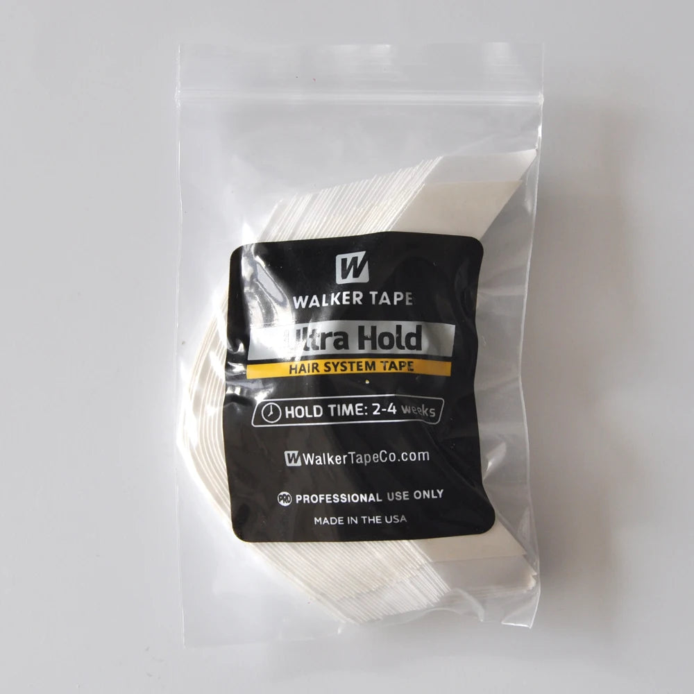 Ultra hold forte sistema de cabelo branco fita dupla face adesiva super fita para peruca de renda/homem peruca/peças de cabelo