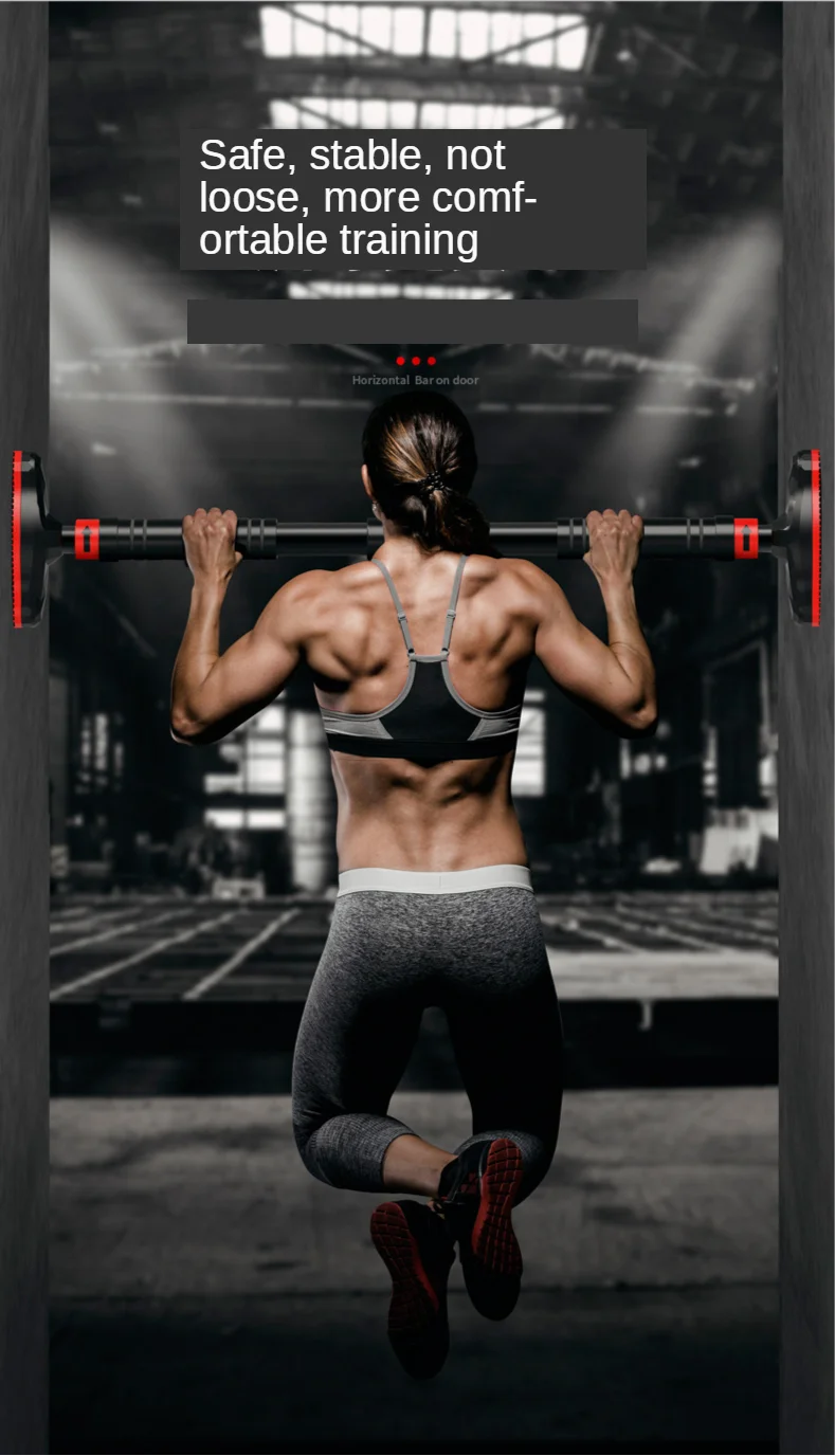 Large Door Horizontal Bar Steel Adjustable Training Bars for Home Sport Workout Pull Up Arm Training Sit Up Bar Fitness Equipment