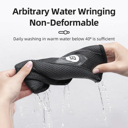 ROCKBROS Waterproof Bike Sweatband Cycling Riding Trainer Indoor Sweat Absorbing Cover Net Sports Frame MTB Bike Accessories