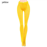 Mini Elastic Leggings Doll Silk Stockings Dolls Pantyhose Colorful Pantyhose Bottoms Socks Miniature Clothes Suits 1/6