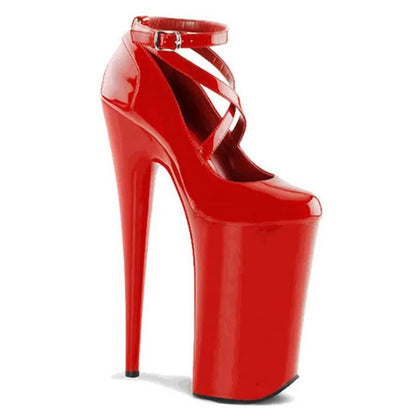 High Quality Women's Shoes Bridal Wedding Pumps Sexy Nightclub 20cm Thin Heels Ladies Stiletto Waterproof Platform Large Size