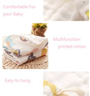 Toalla facial Happyflute de algodón suave de 6 capas, 30 x 30 cm, con dibujos animados para bebé, pañuelo cuadrado para niños, toalla para saliva