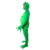 Unisex Funny Frog One Piece Cosplay Costume Novelty Adult Animal Halloween Cosplay Party Jumpsuit Outfit Plus Size Oversize Clo