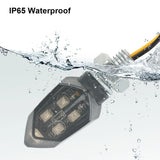 LED Turn Signal Light Super Bright 2pcs Motorcycle Mini Universal Led Motorbike  Lampe Amber Blinker LED Indicators Light
