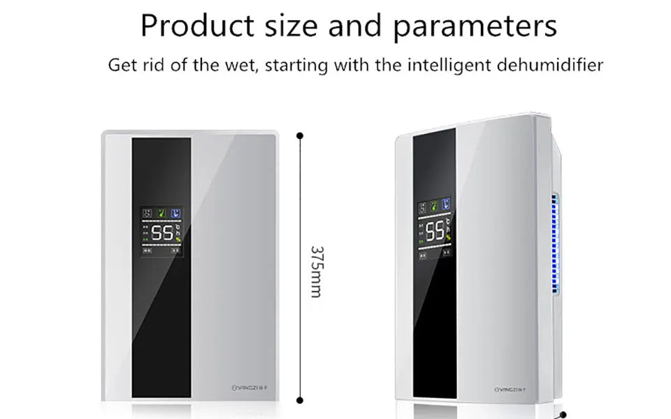 2.2L Intelligent Remote Dehumidifier Air Dryer Purifier Humidity-control Defrost Automatic Shut-down Moisture Absorption Machine