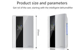 2.2L Intelligent Remote Dehumidifier Air Dryer Purifier Humidity-control Defrost Automatic Shut-down Moisture Absorption Machine