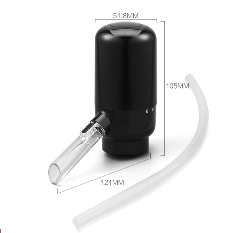 Decantador eléctrico USB Decantador eléctrico inteligente de vino tinto Decantador eléctrico neumático fácil de limpiar Dispensador de vino creativo