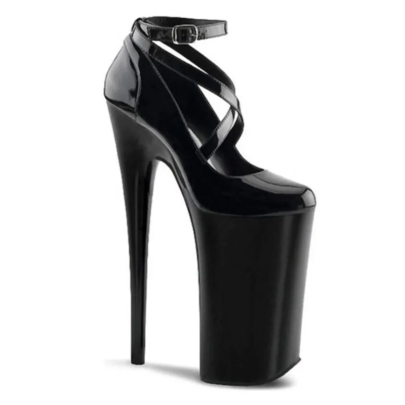 High Quality Women's Shoes Bridal Wedding Pumps Sexy Nightclub 20cm Thin Heels Ladies Stiletto Waterproof Platform Large Size