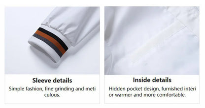 Spring and Autumn New Gold Wings GL1800 Biker Jacket Pilot Fashion Windbreaker Leisure Baseball Suit Men's Motorcycle Clothing