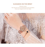 HANNAH MARTIN Women Watch Nordic Minimalist Japan Quartz Movement 3Bar Waterproof Women 36mm Full Rose Gold Dropshipping Watches