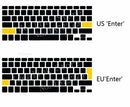 Spanish For Macbook Pro Retina 13 15 Air 13 EU US Spanish Keyboard Cover Soft Silicon A1466 A1278 A1286 Keyboard Protector Skin