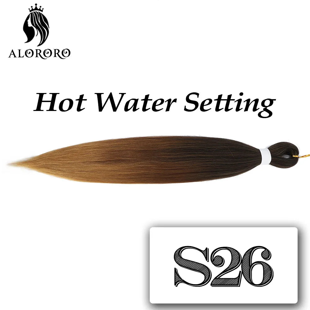 Long Easy Jumbo Tranças Extensões de cabelo sintético, Kanekalon para Crochet, Yaki Straight Trança, Box Cabelo Trançado, 20 ", 26", 30"