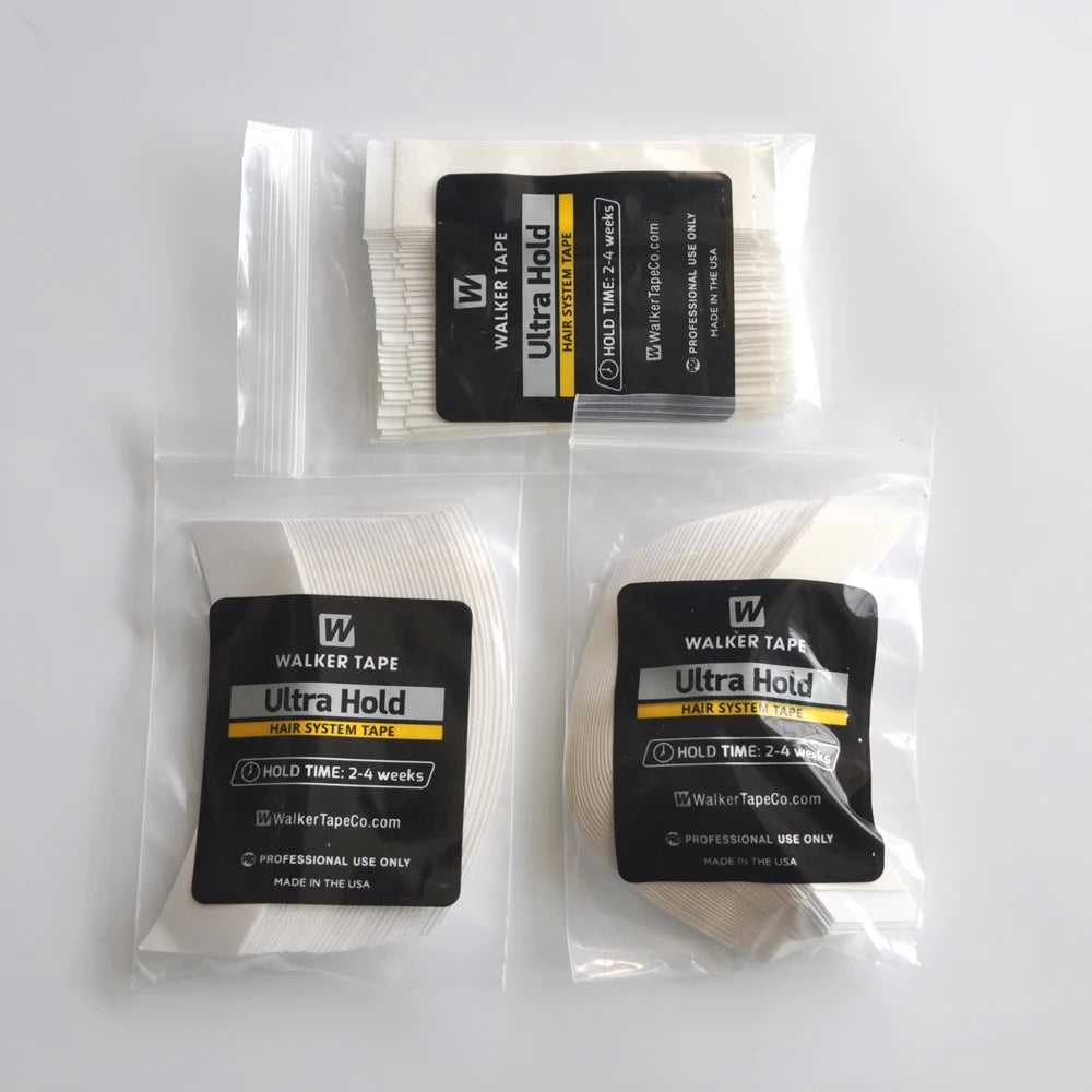 Ultra hold forte sistema de cabelo branco fita dupla face adesiva super fita para peruca de renda/homem peruca/peças de cabelo