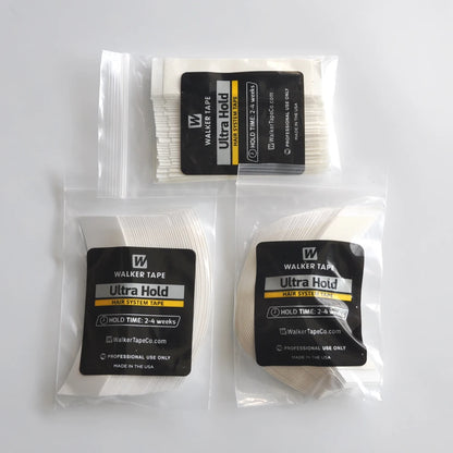 Ultra hold forte sistema de cabelo branco fita dupla face adesiva super fita para peruca de renda/homem peruca/peças de cabelo