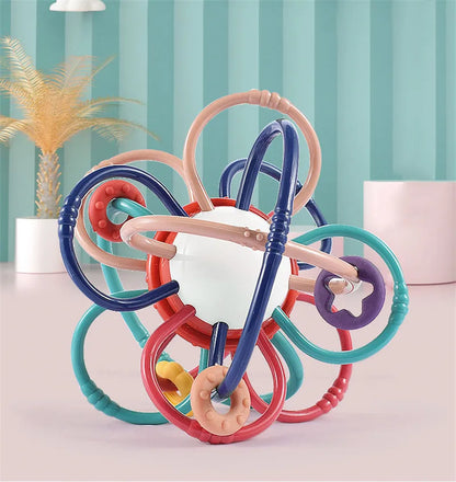 Baby Development Toys 0 6 12 Months Sensory Baby Teether Rattle Educational Baby Toys Soft Teething Toys Games For Babies 1 Year