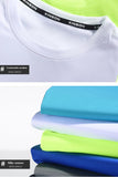 Black Sport Gym T-Shirt Men Quick Dry Running Bodybuilding Shirts Men Short Sleeve Fitness Tops Oversized Brazil T-Shirt Jersey