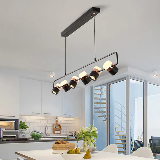 Nordic style designer lamp Dining table light art creative bar counter Kitchen bedroom bedside LED modern chandelier home decor