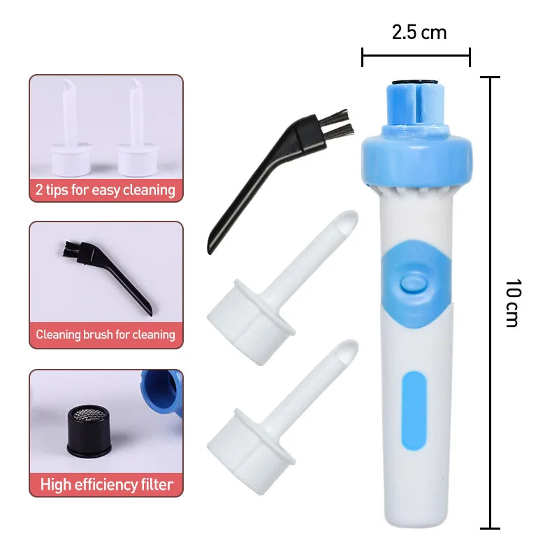 1Sets Electric Ear Cleaner Safety Electric Vacuum Earwax Cleaner Wax Remover Painless Cleaning Tool