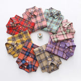 Casual Women's Plaid Shirt 2025 Spring Autumn New Ladies Loose Blouse and Tops Female Long Sleeve Shirts Fresh Checked Clothes