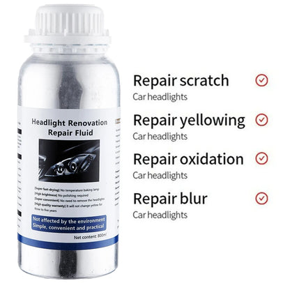 Kit de restauración de pulido de faros de coche de 12 V Herramienta para el cuidado de faros automotrices Restauración de faros de coche Líquido Restaurador de faros