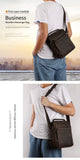JOYIR New Genuine Leather Men Vintage Handbags Small Flap Men's Shoulder Bag Casual Office Messenger Bags Fashion Crossbody Bag